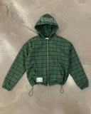 VESTE TARTAN VERT