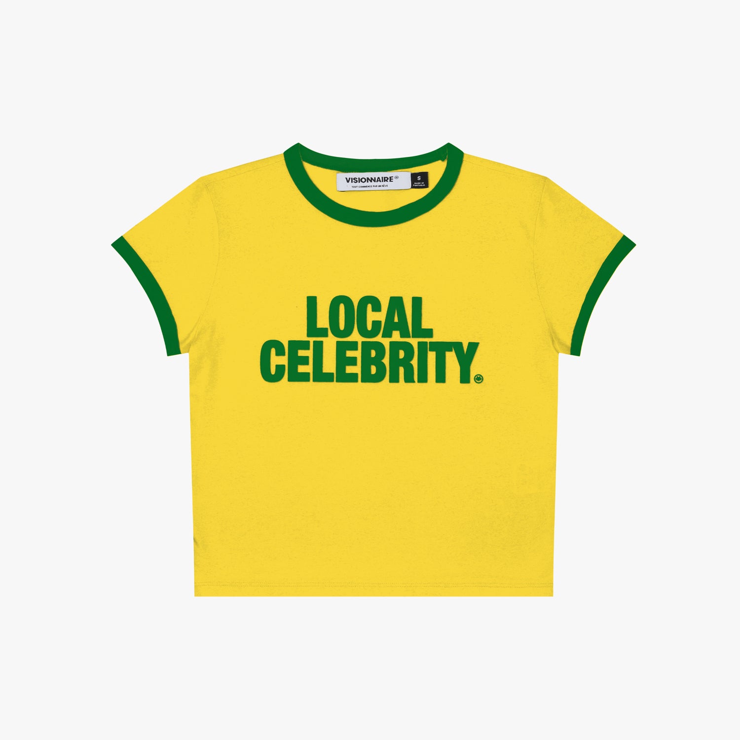 BABY TEE LOCAL CELEBRITY JAUNE