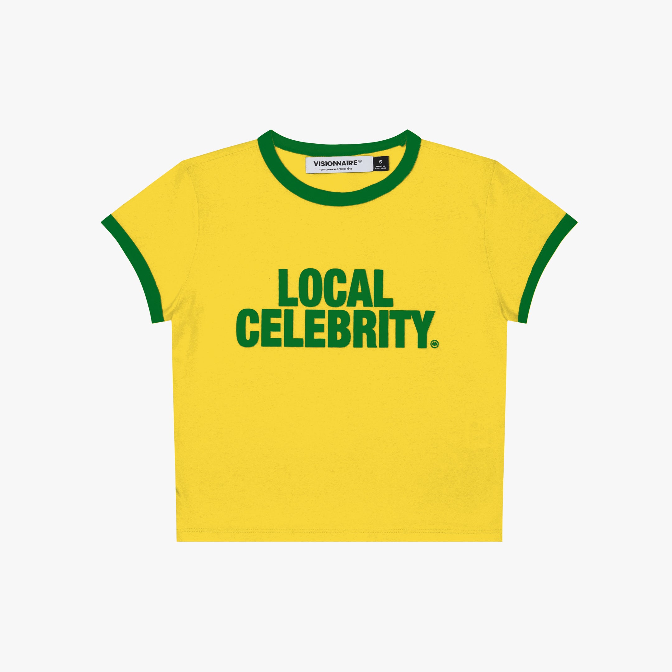 BABY TEE LOCAL CELEBRITY JAUNE