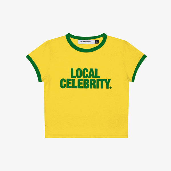 BABY TEE LOCAL CELEBRITY JAUNE