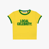 BABY TEE LOCAL CELEBRITY JAUNE