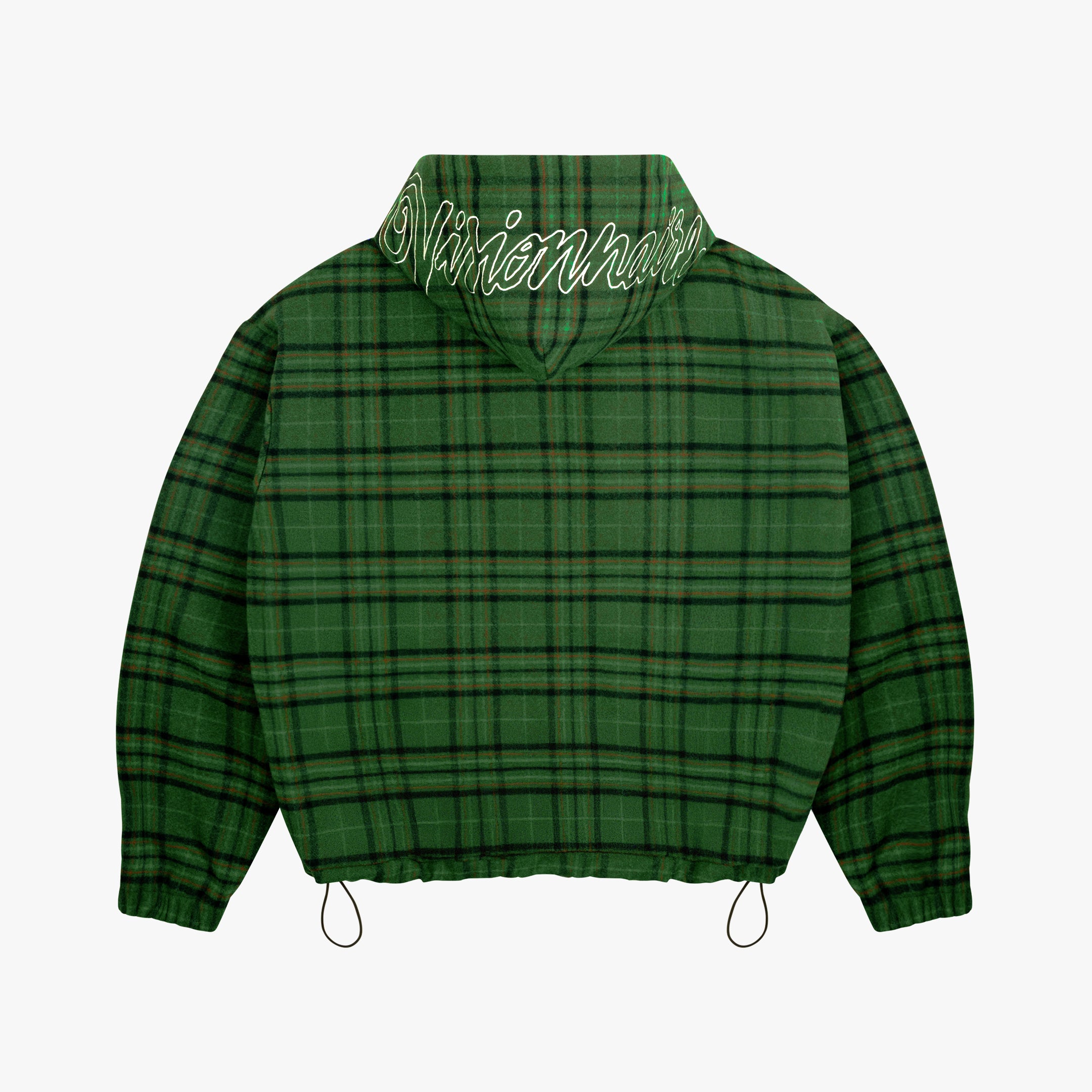 VESTE TARTAN VERT