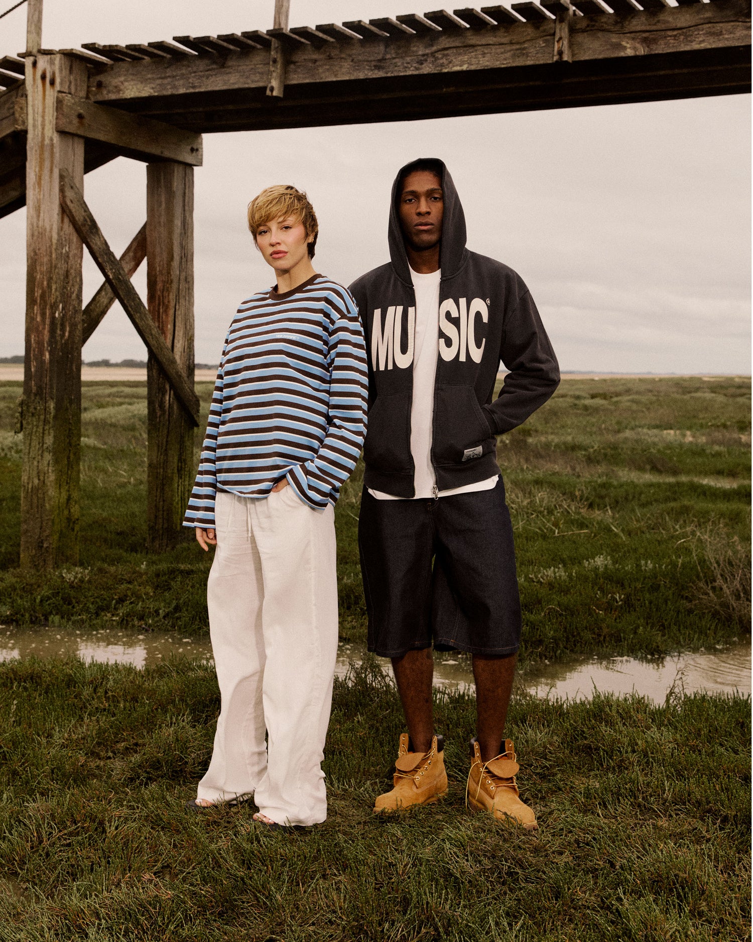 LONGSLEEVE STRIPED BLEU