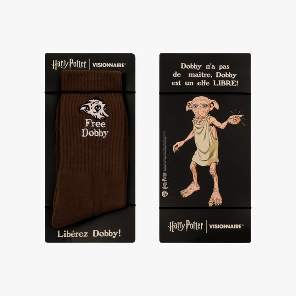 CHAUSSETTE DOBBY MARRON