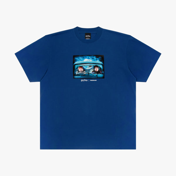 T-SHIRT VOITURE BLEU