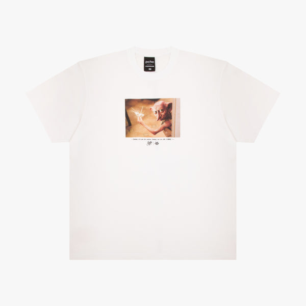 T-SHIRT DOBBY BLANC