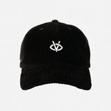 CAP VELOUR COTELE NOIR