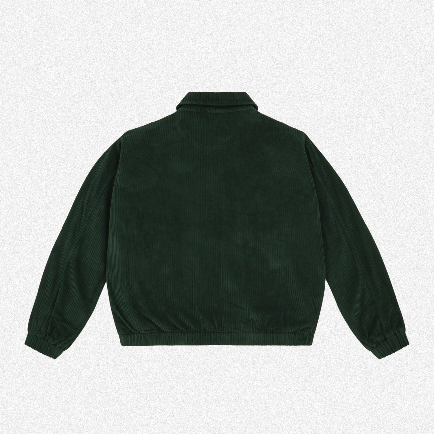 VESTE VELOUR COTELE VERT