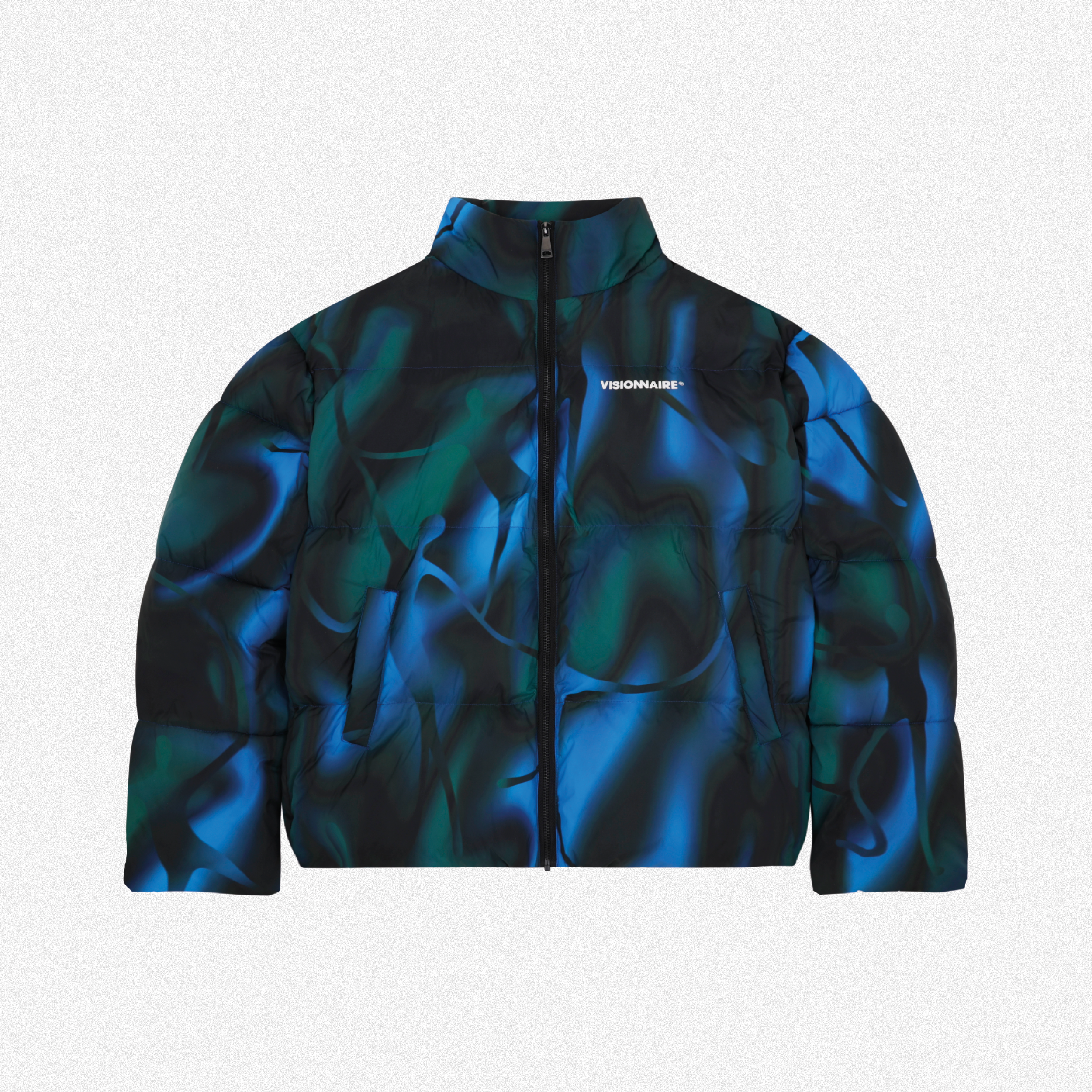 PUFFER MOUVEMENT BLUE