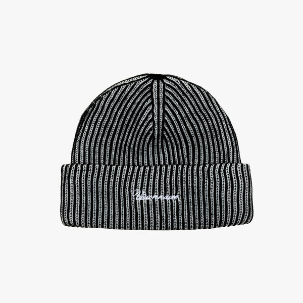 BONNET BRODÉ NOIR ET BLANC