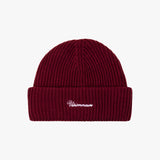 BONNET BRODÉ BORDEAUX