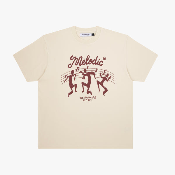 T SHIRT MELODIC CRÈME