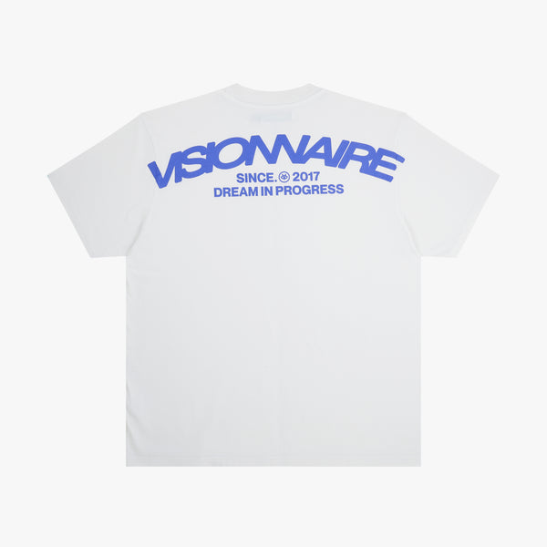 T SHIRT BACK BLANC