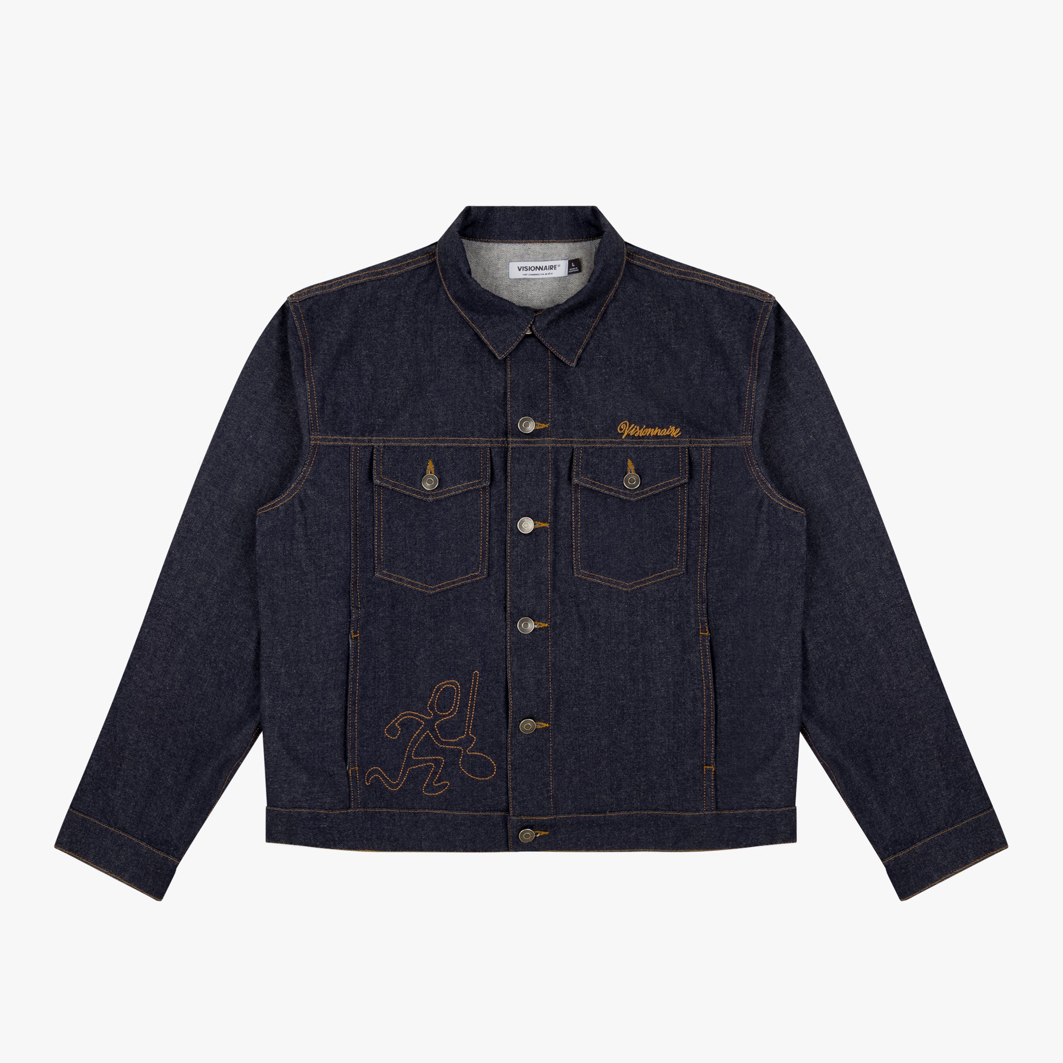 VESTE EN JEAN BRUT