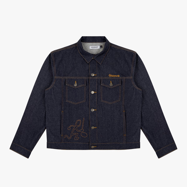 VESTE EN JEAN BRUT