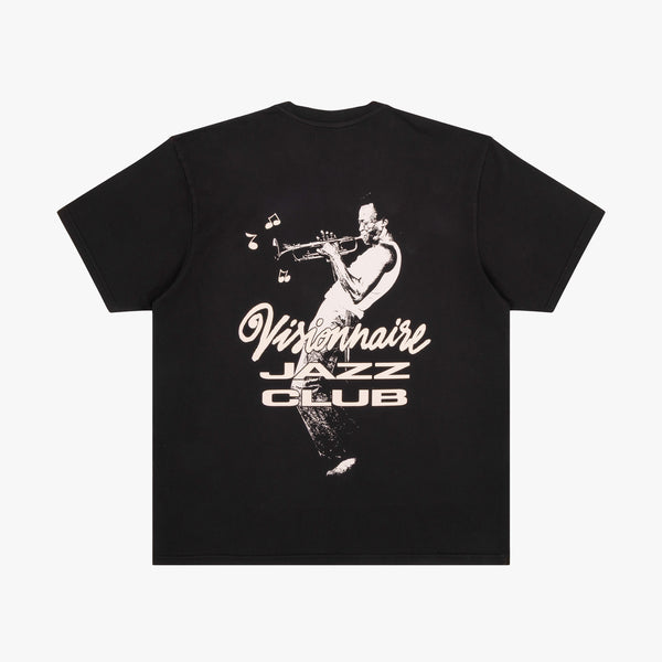 T SHIRT JAZZ CLUB NOIR