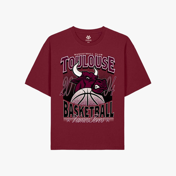 T-SHIRT TBC TORO Grenat