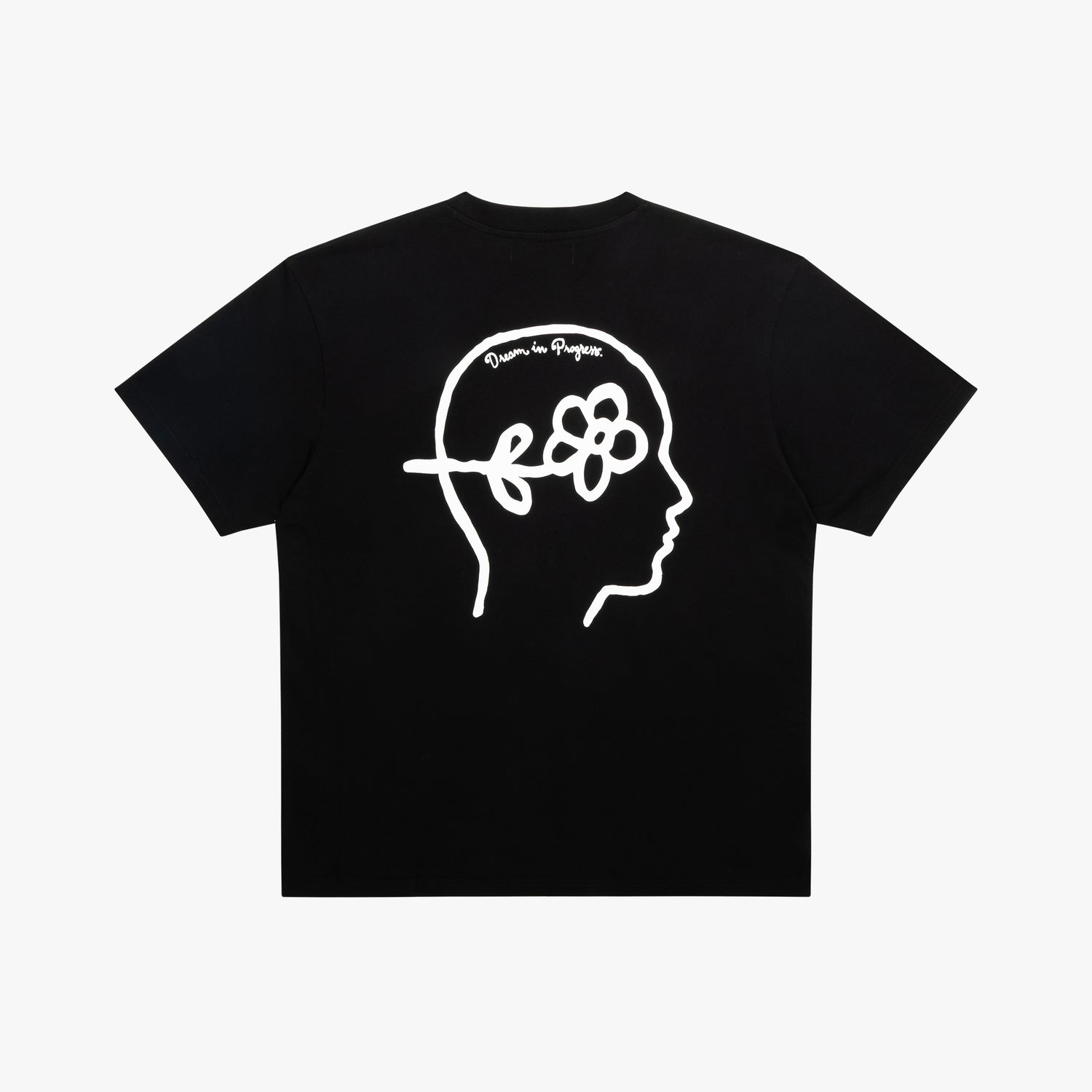 T-SHIRT FLOWER EYE NOIR