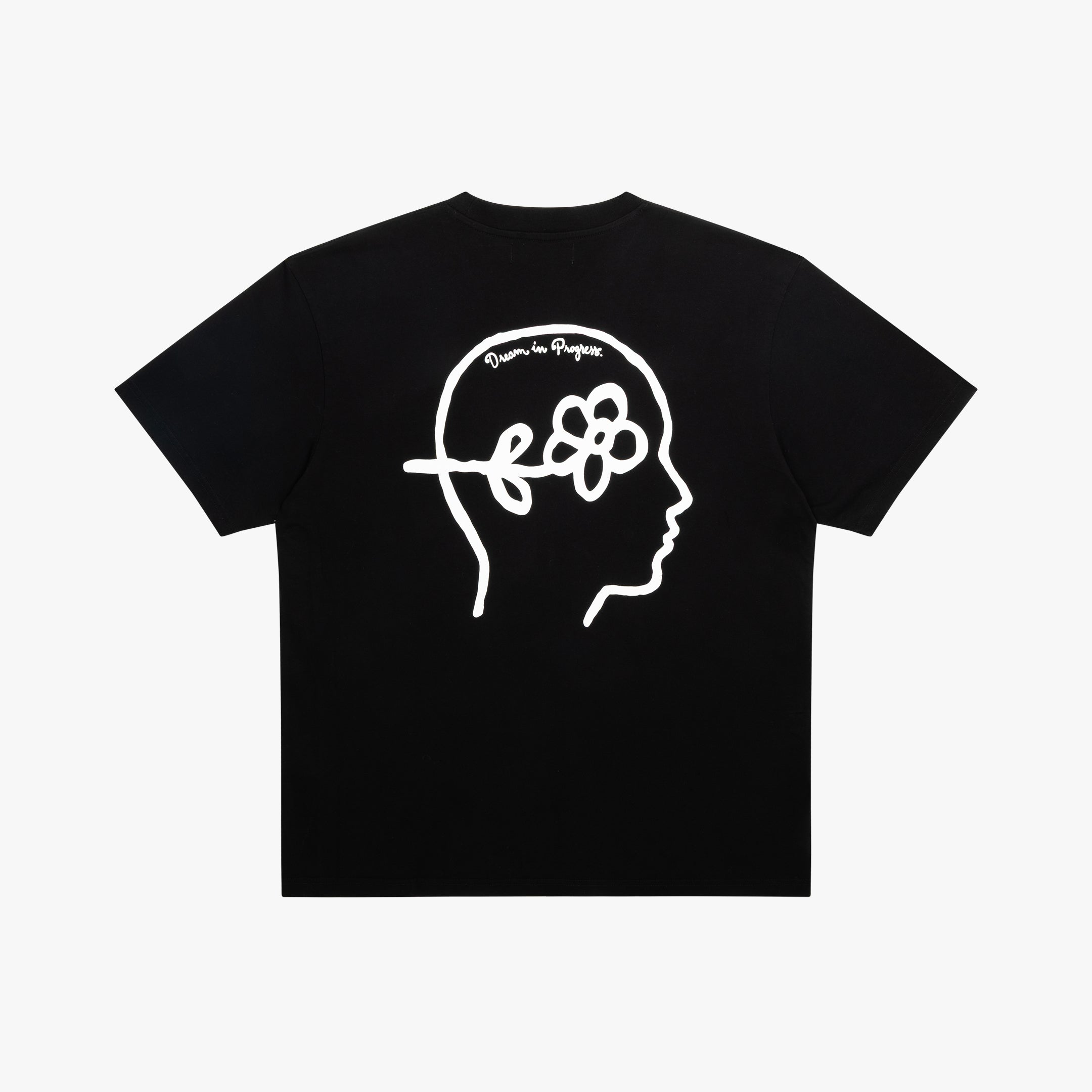 T-SHIRT FLOWER EYE NOIR