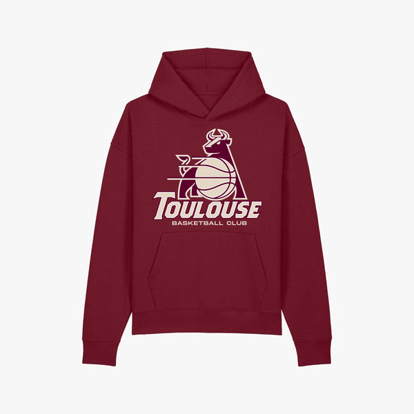 HOODIE TBC GRENAT