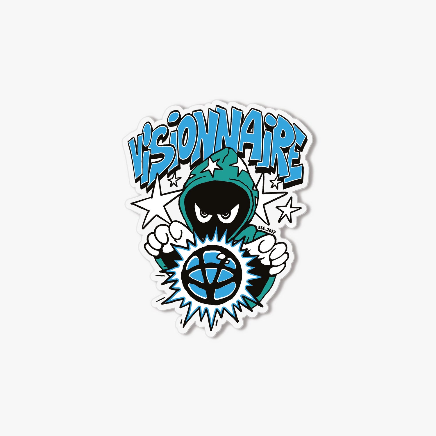 STICKERS SORCIER BLEU