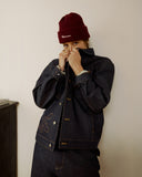 BONNET BRODÉ BORDEAUX