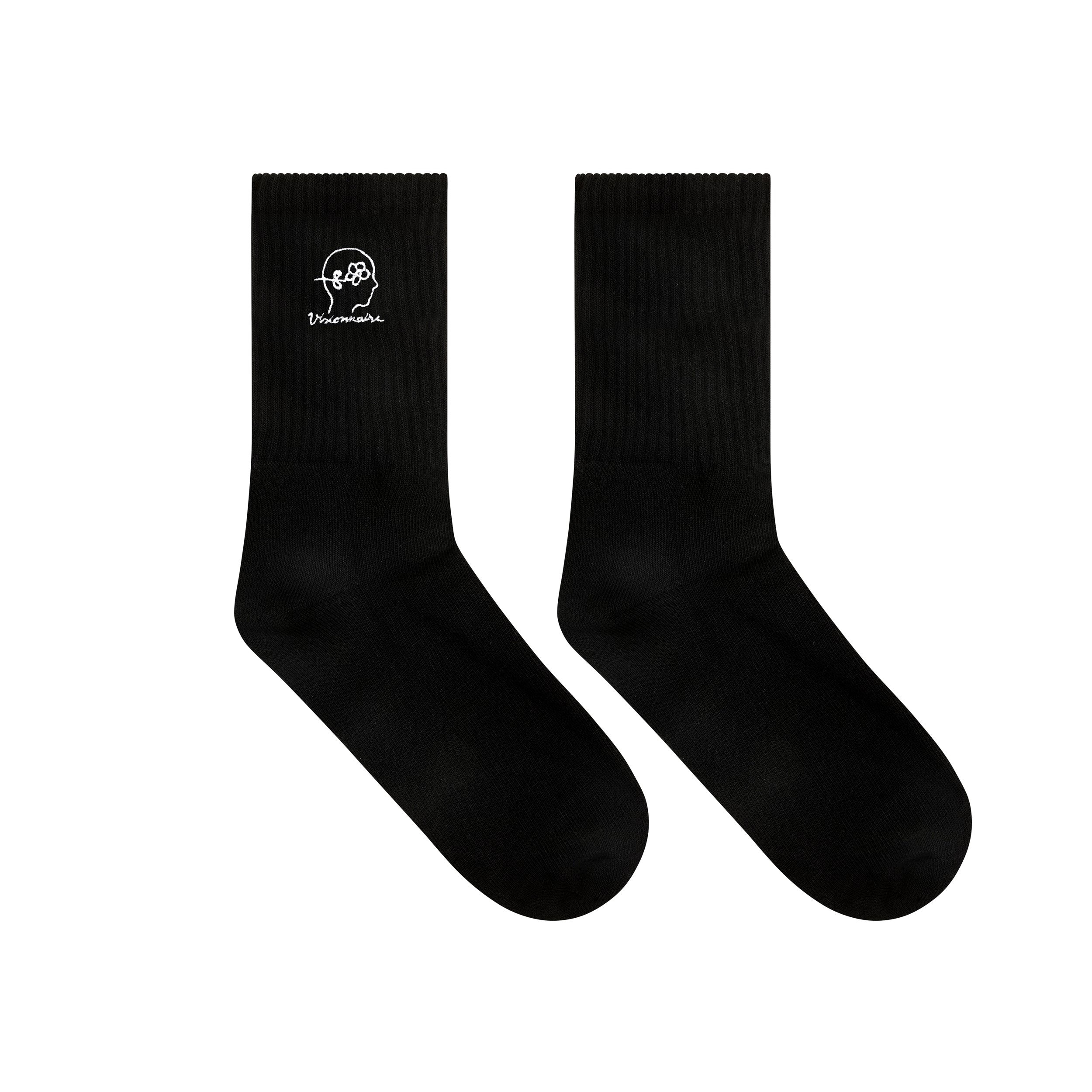 CHAUSSETTES FLOWER EYE NOIR