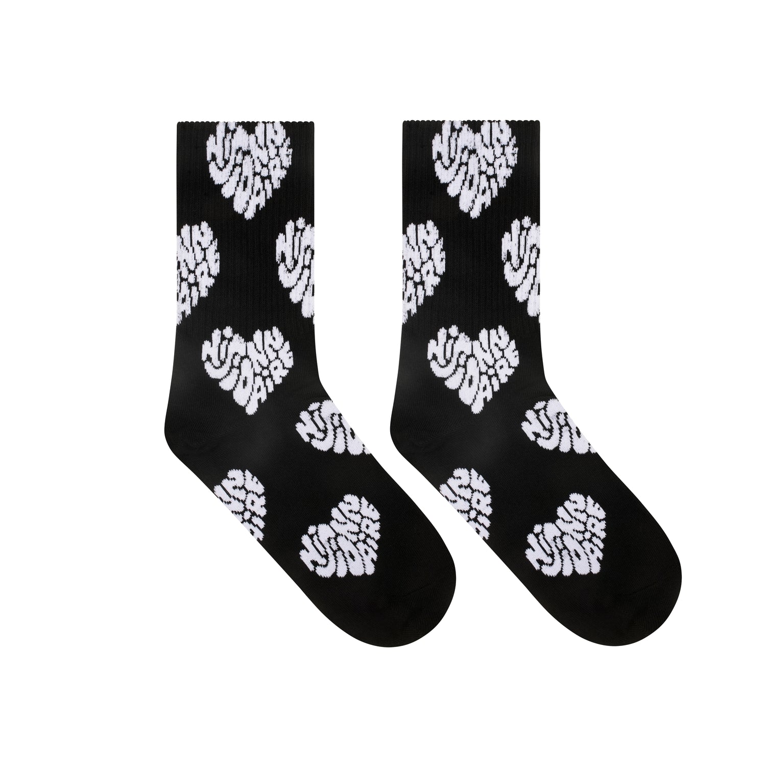 CHAUSSETTES LOVE NOIR