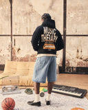 HOODIE MUSIC THERAPY BLEU