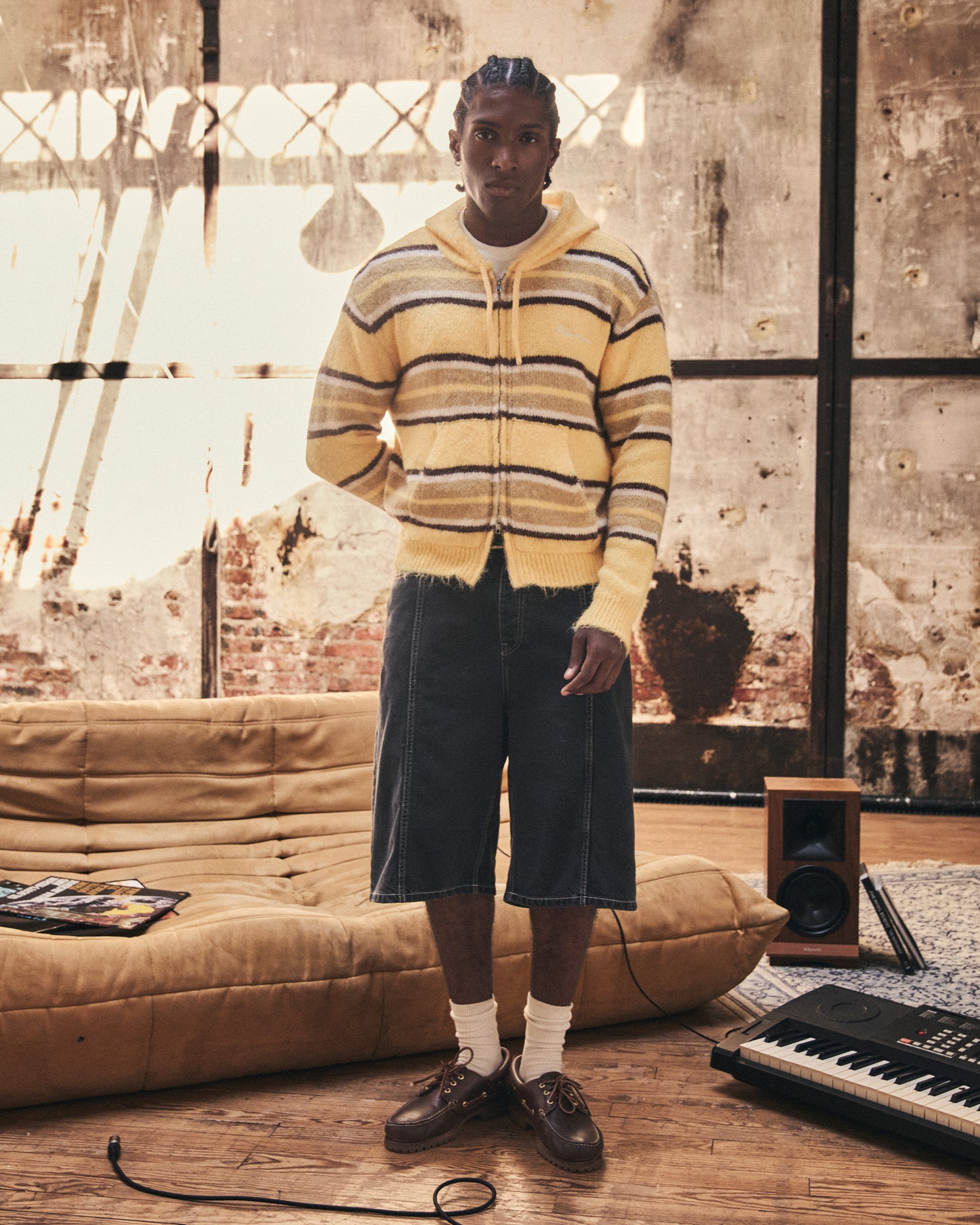 SHORT BAGGY JEAN INDIGO