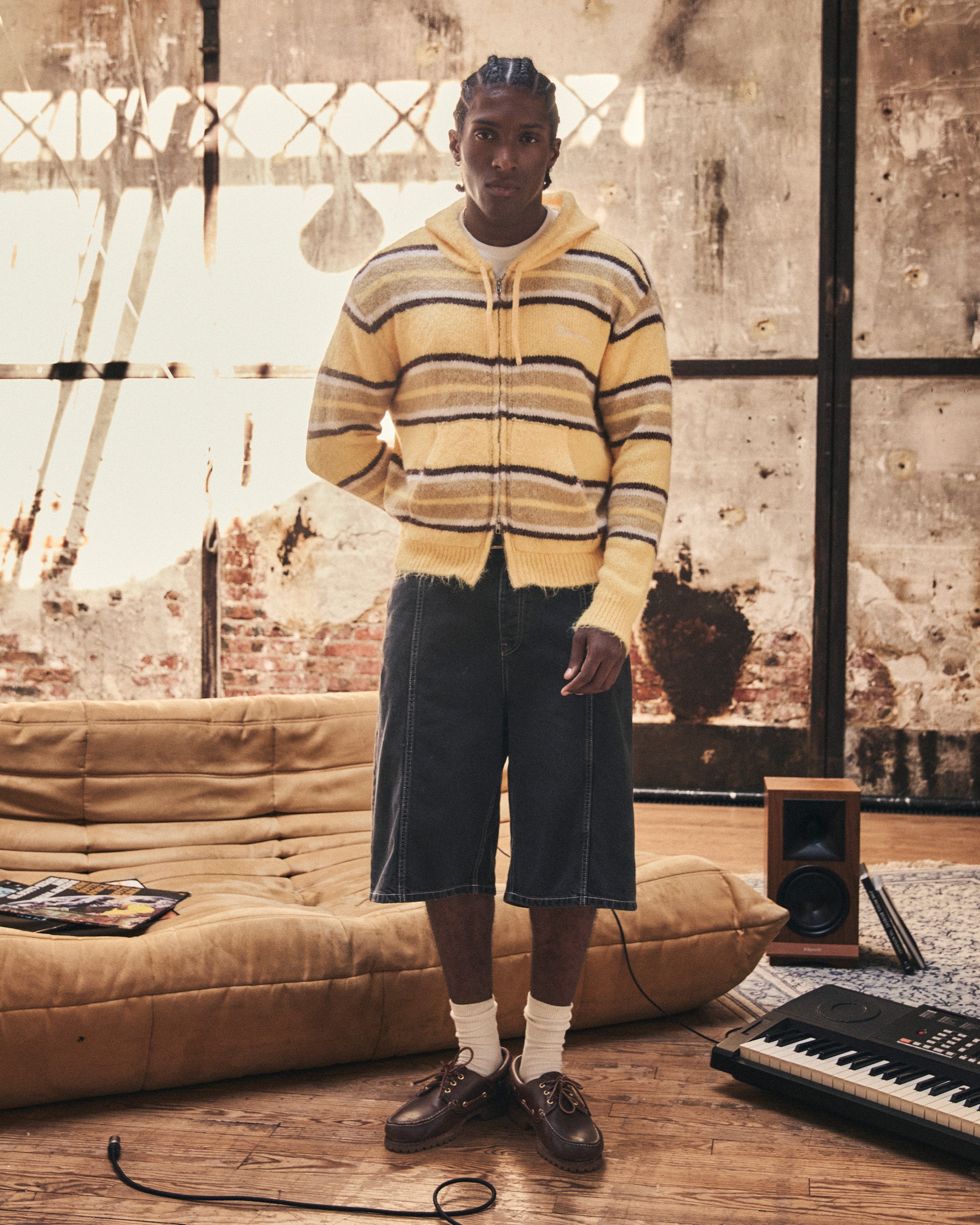 SHORT BAGGY JEAN INDIGO