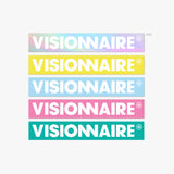 PACK STICKERS LOGO VISIONNAIRE X5