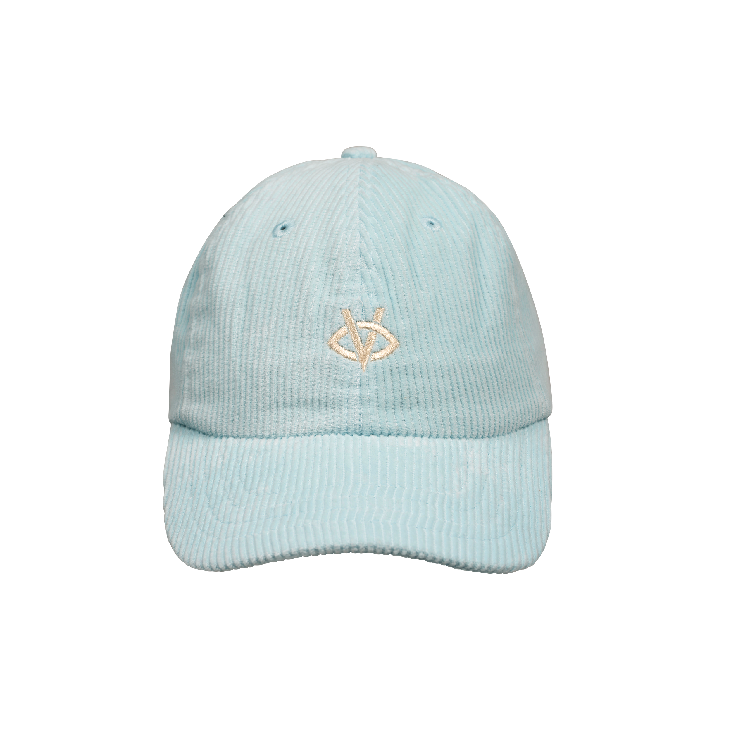 BASEBALL CAP V VELOUR BLEU CIEL